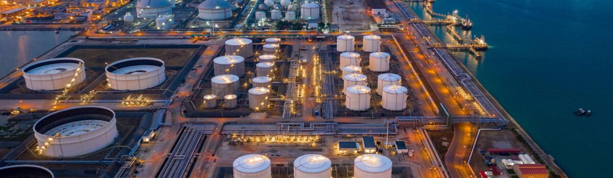 storage Tank storage facility for petroleum products at ECT Delta Terminal B.V