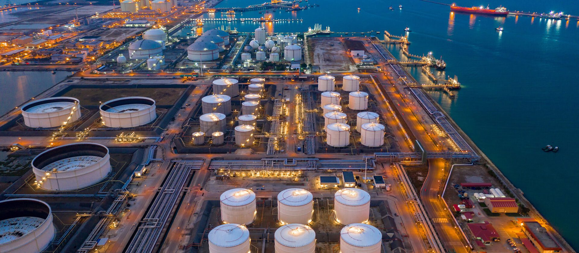 Tank storage facility for petroleum products at ECT Delta Terminal B.V